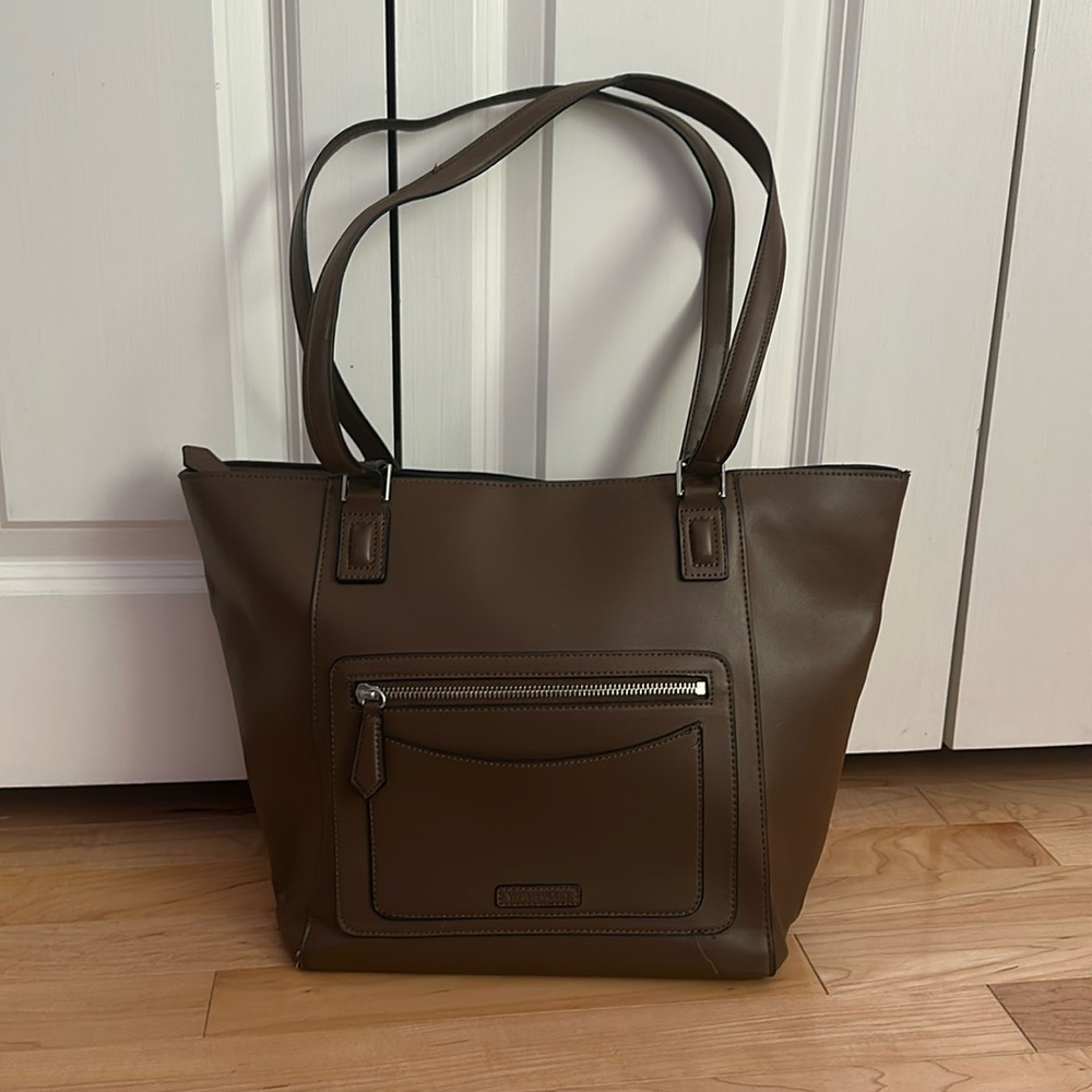 Vera Bradley Ella faux leather tote purse